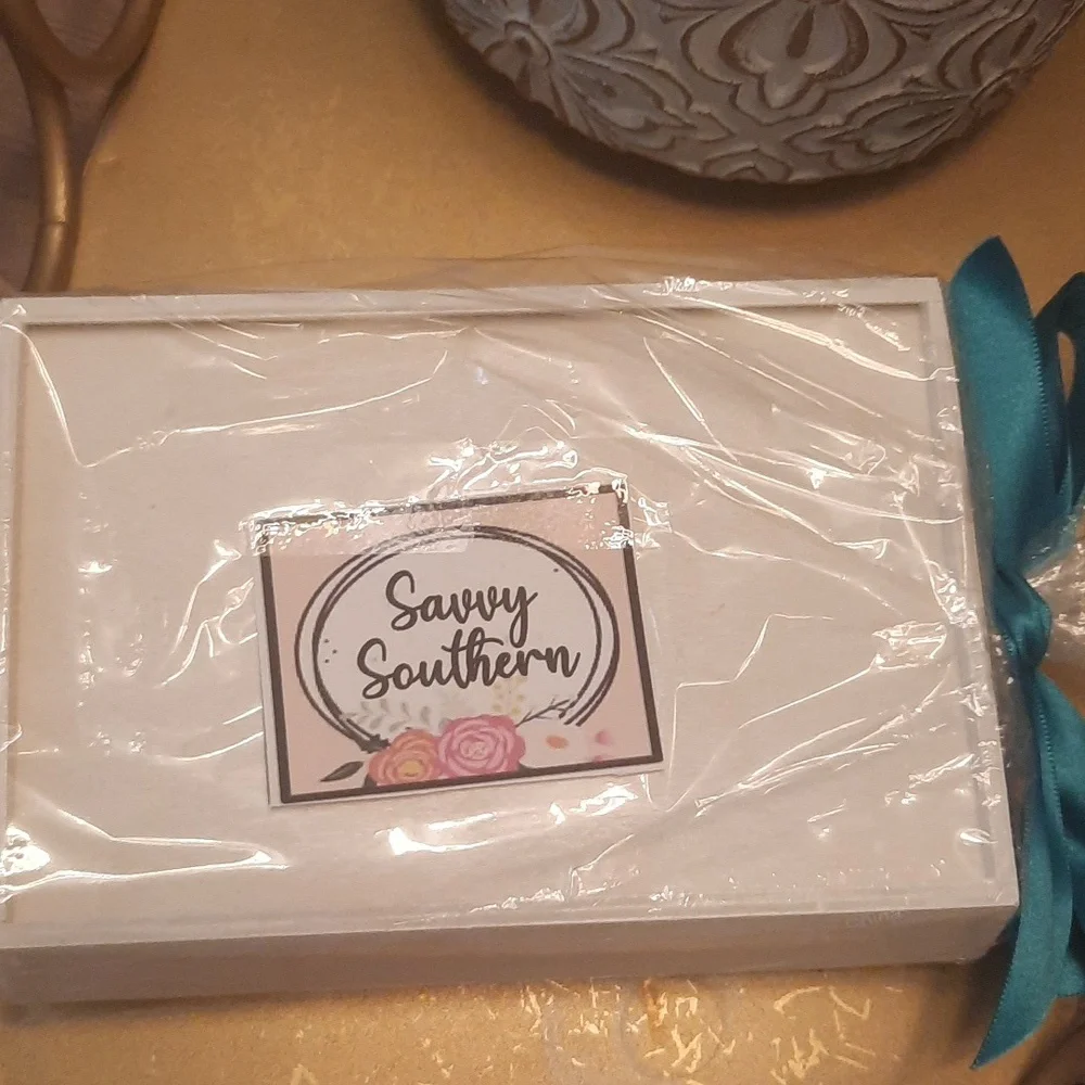 Inspirational prayer/scripture cards -Wood Handled Tray - Set Includes 20 Cards
